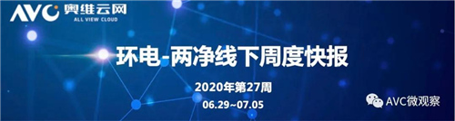 环电-两净报告 | 2020年第27周线下两净快报